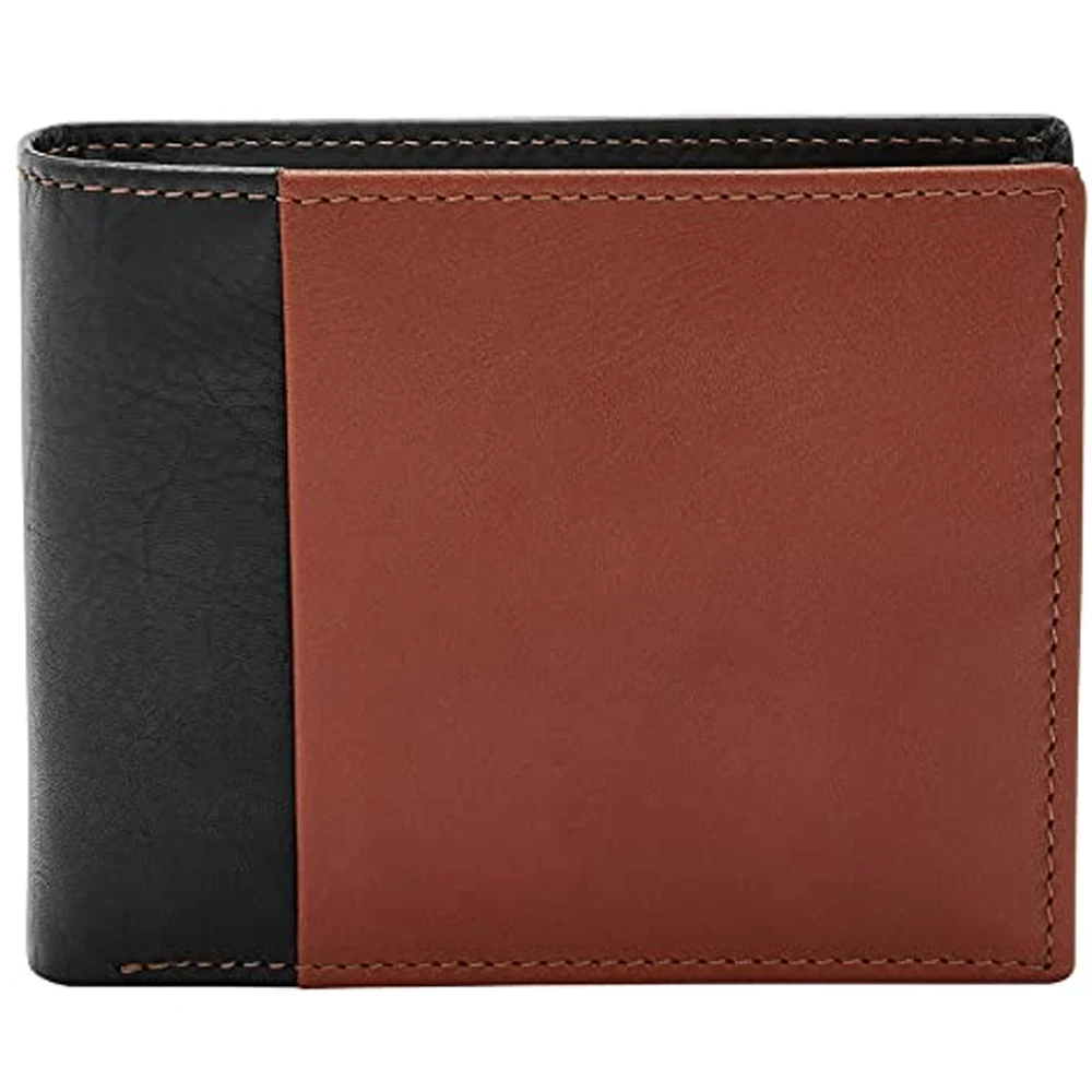 hand craft men leather wallet made of genuine cowhide leather