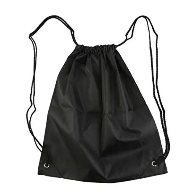 Custom Cute Small Cotton Canvas Drawstring Tote Bag Mini Foldable School Backpack with Letter Decoration for Women Travelling