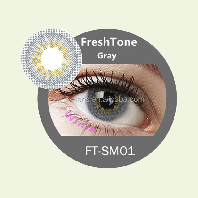 2 тона Baby Doll, Корейская Мягкая цветная контактная линза с мелкими глазами FreshTone по низкой оптовой цене из Южной Кореи