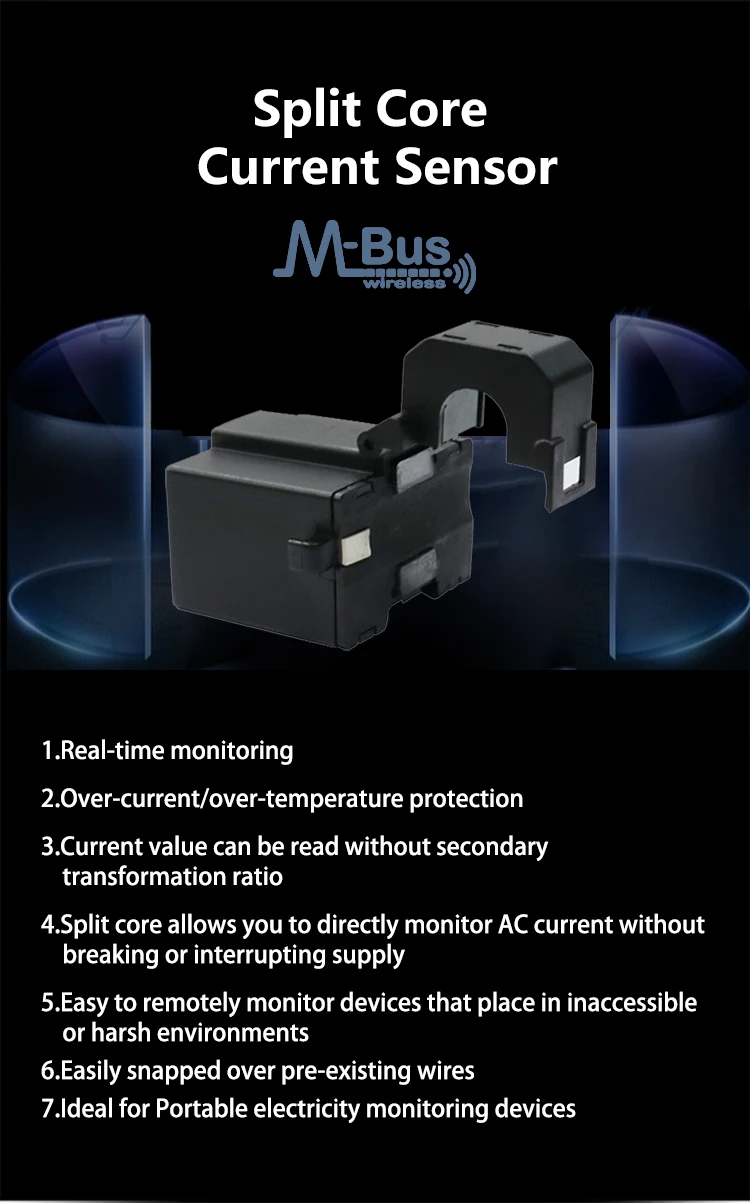 Ct Split Core Current Transformer M-bus Ac Current Monitor Current ...