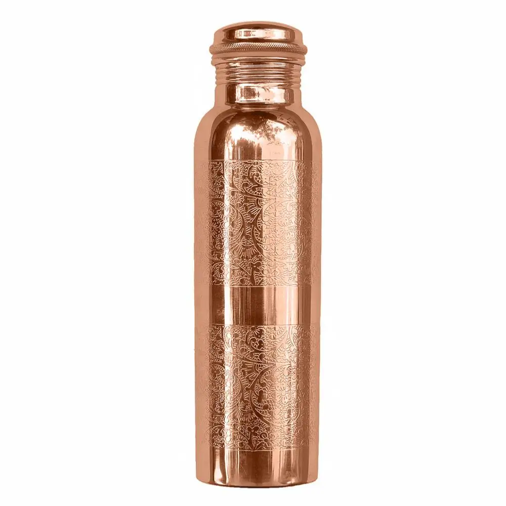 Copper water bottle india pure 1000 ml 100 Pure drink with ayurvedic