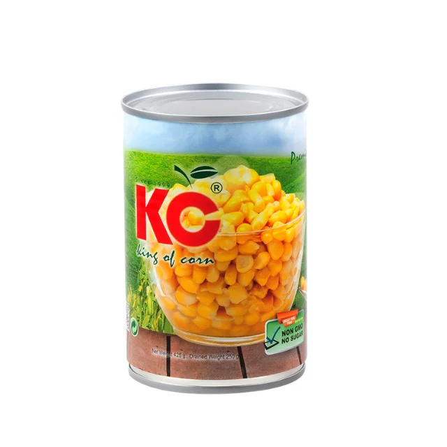 canned sweet corn thailand manufacture packaging crop natural