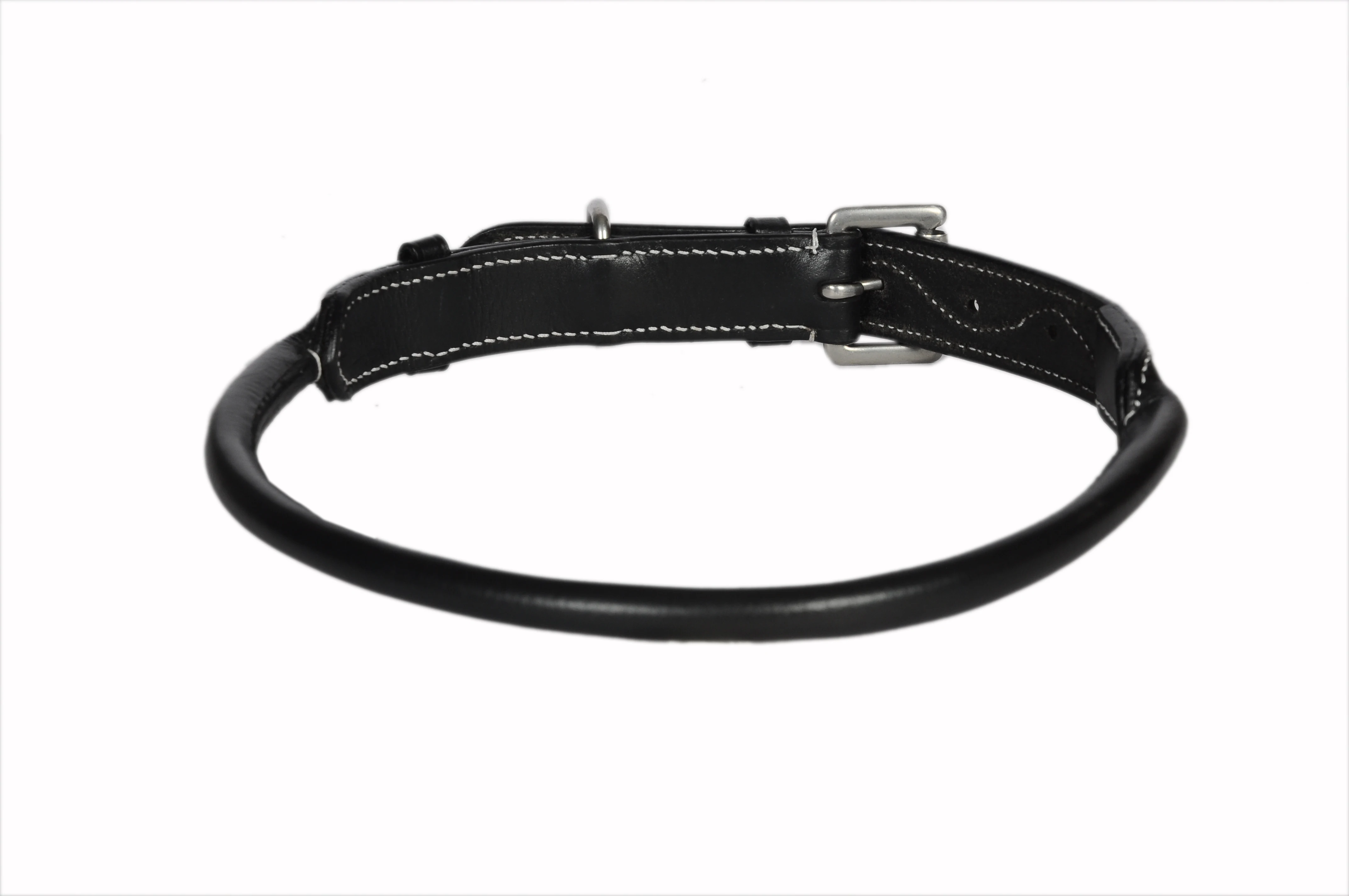 Top Selling Handmade Of Rolled Leather Fancy Stitched Round Puppy Dog