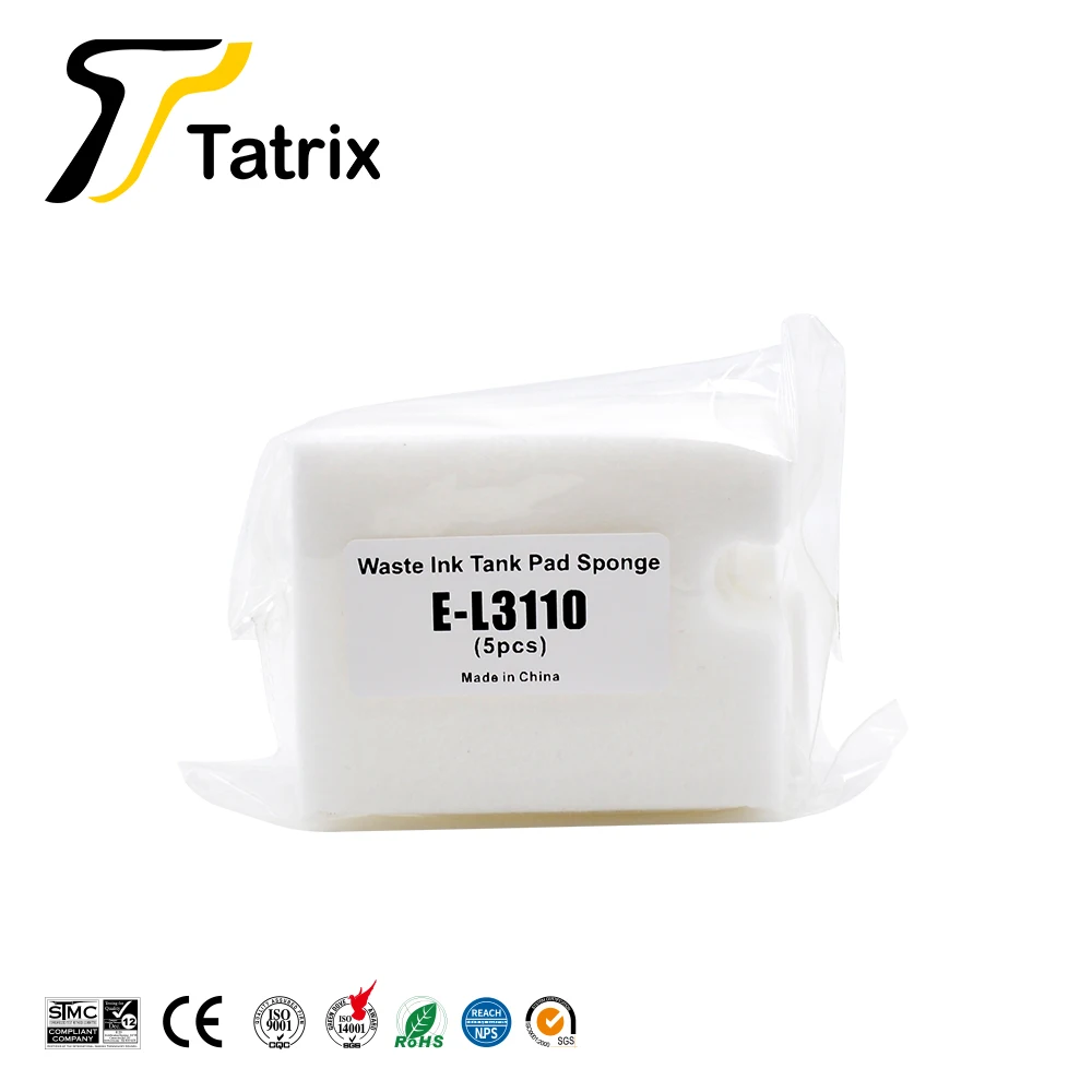 Губка Tatrix совместимая с емкостью для отходов чернил L1110/L1119/L3100/L3106/L3108 /L3109/L3110 и т. Д.