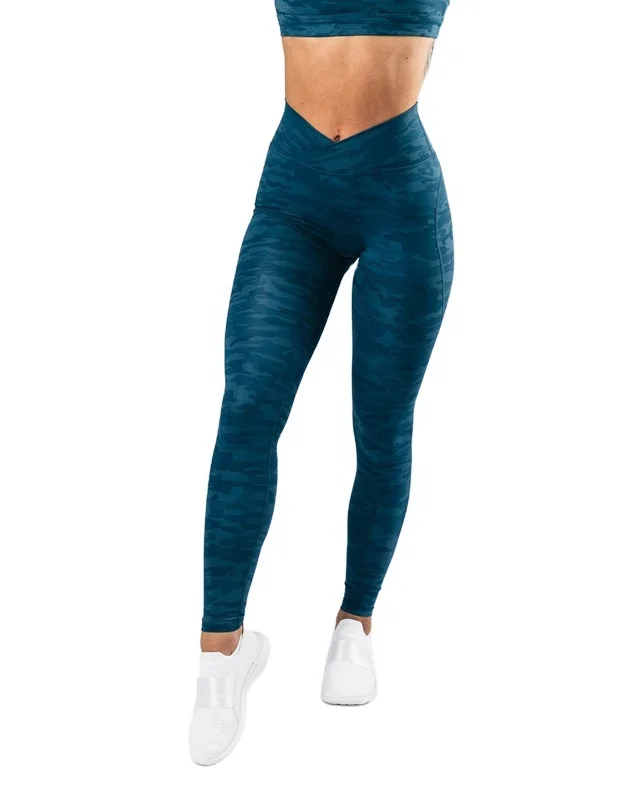 cross waist yoga pants