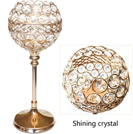 Вращающийся подсвечник, Хрустальный Звездный подсвечник, металлический Хрустальный подсвечник, украшение для отеля