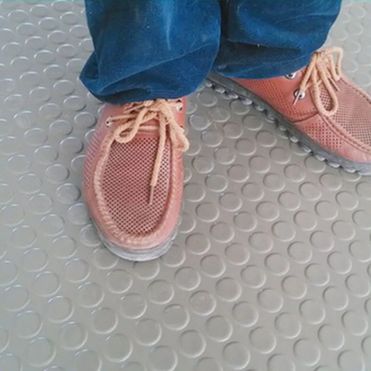 3mm High Quality Red Color Dot Round Anti-Slip Rubber Floor/Mat/Sheet