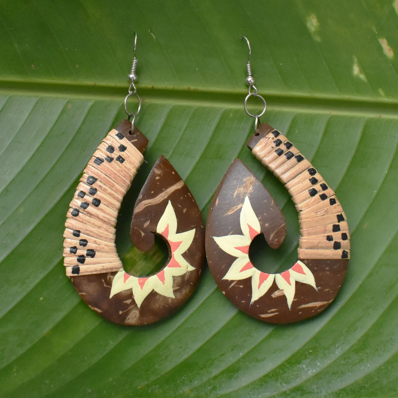 Coconut shell earrings are weird funny funky quirky Hawaiian mismatched  earrings - Shop FRUIT STORIES Earrings & Clip-ons - Pinkoi