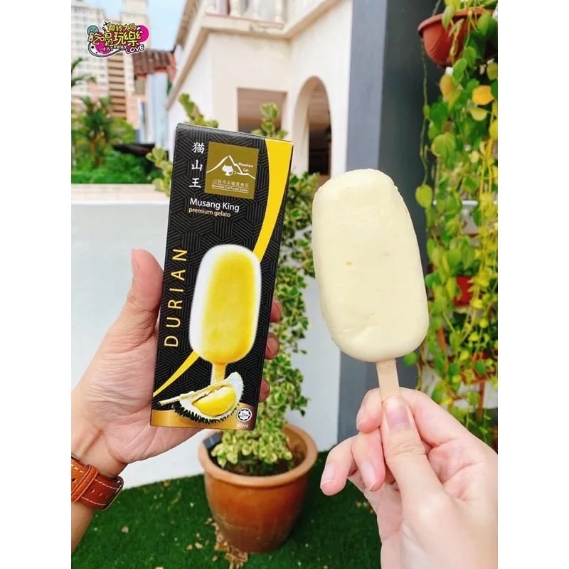 Палочка для мороженого мороженое премиум класса Musang King из свежих дурийских фруктов D197 80