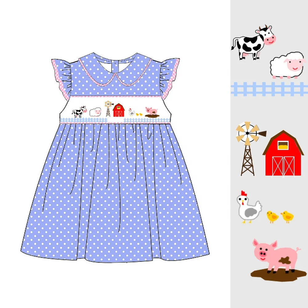 farm smocked dress