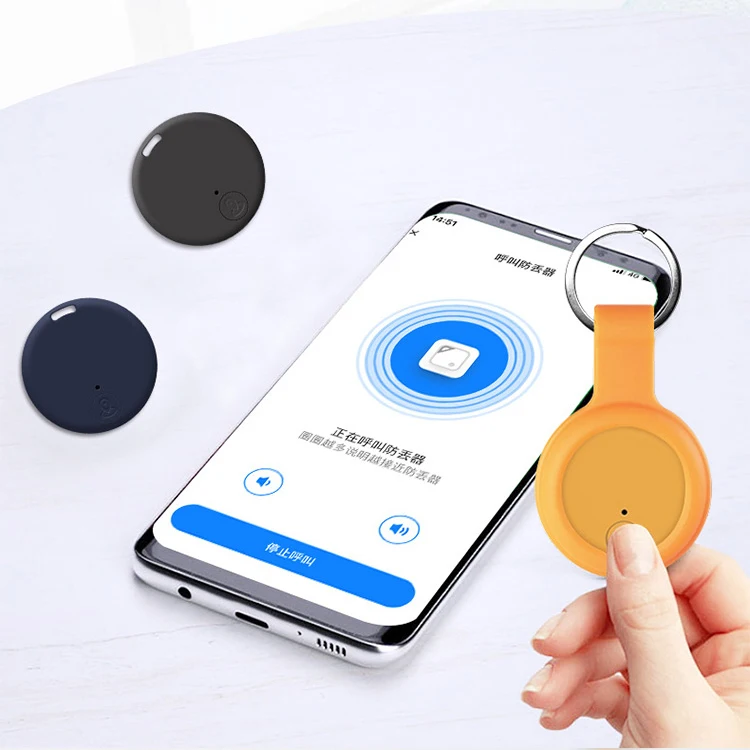 Smart Key Finder Locator GPS Tracking Device for Kids Pets Keychain Wallet Luggage Anti-Lost Tag Alarm Reminder GPS Tracker Pets