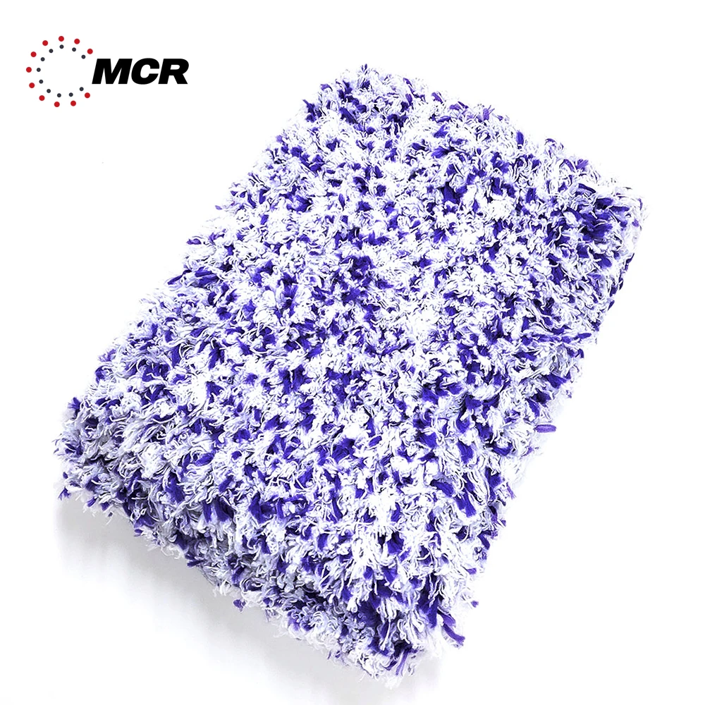 Корейский коврик для мытья автомобильных пузырей из вискозы и микрофибры длиной 16x23 см Высококачественная пузырьковая очистка