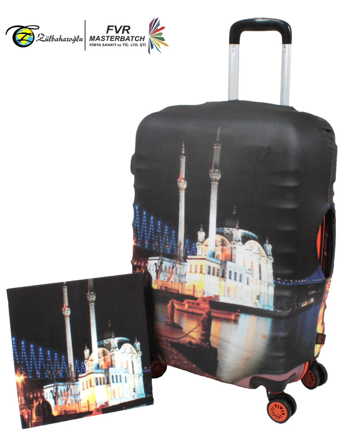 Mateju Housse Valise Imprimé 3D Housse De Valise Élastique Housse Protection Valise Lavable Housse De Protection Pour Bagages Luggage Cover En Spandex S-XL (S (19-21 Pouces),A