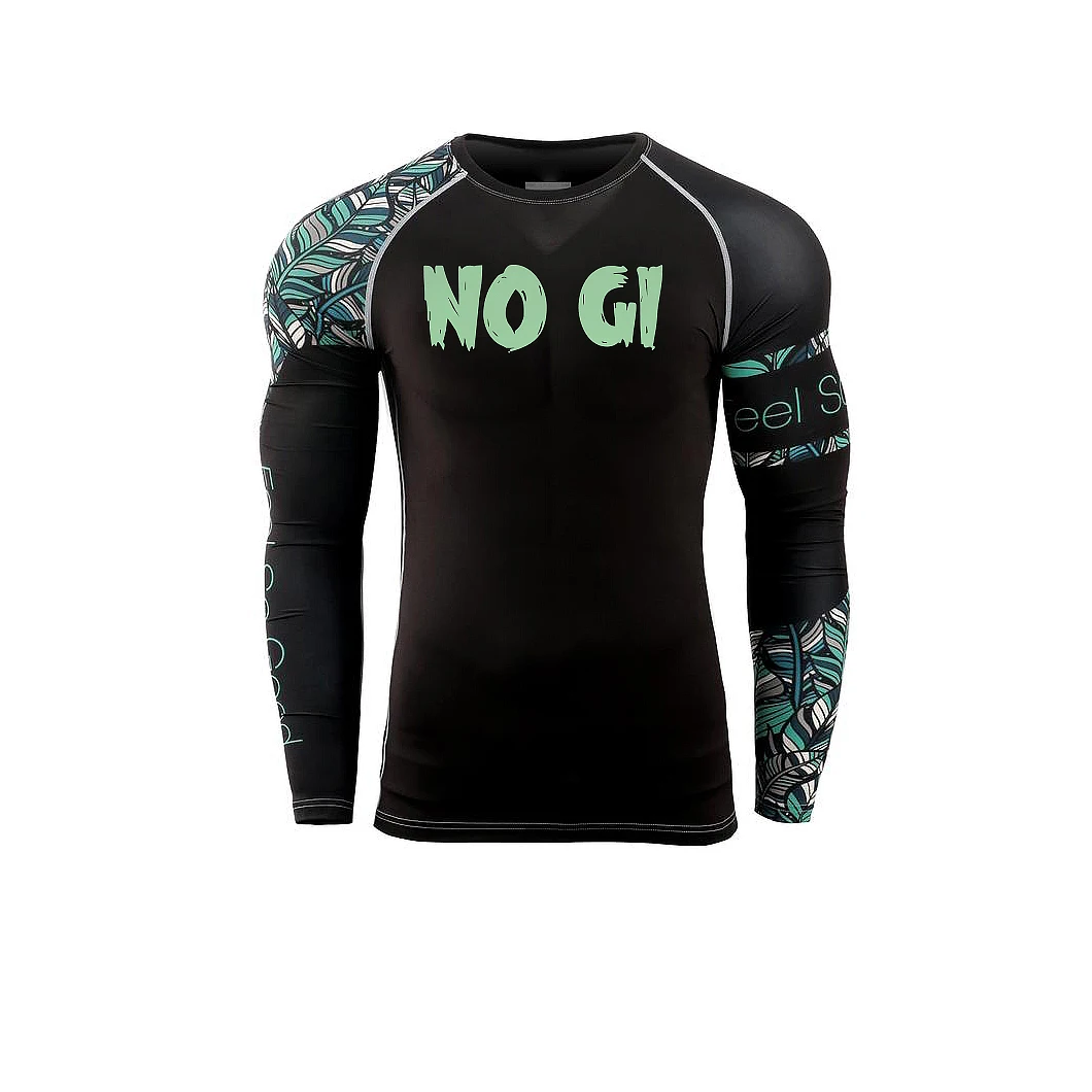 Kids Sublimation Rash Guard,Printed Best Training Mma Rash Guard & Muay