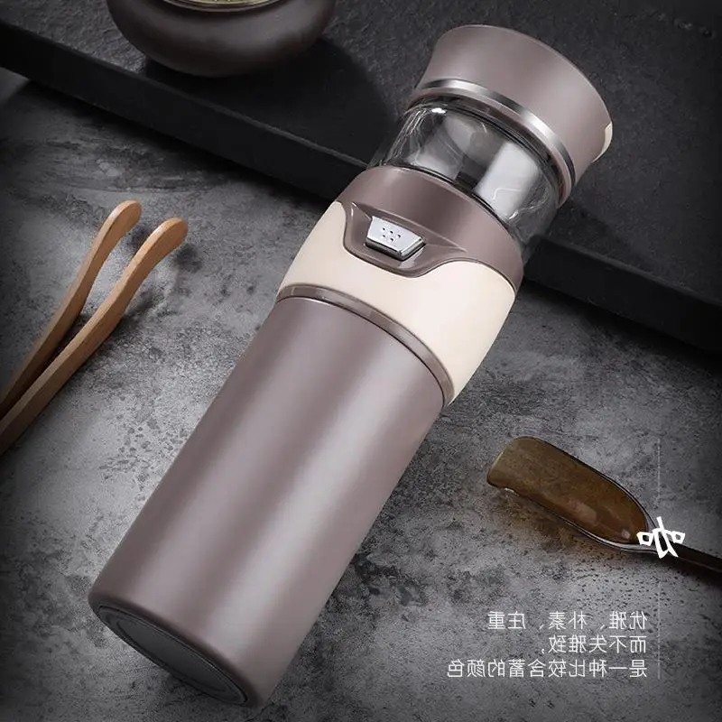 500ML Thermos For Hot Water Insulasted 304 Stainless Steel Vaccum Flask  Water Bottle For Tea With Tea Infuser Separation Straine