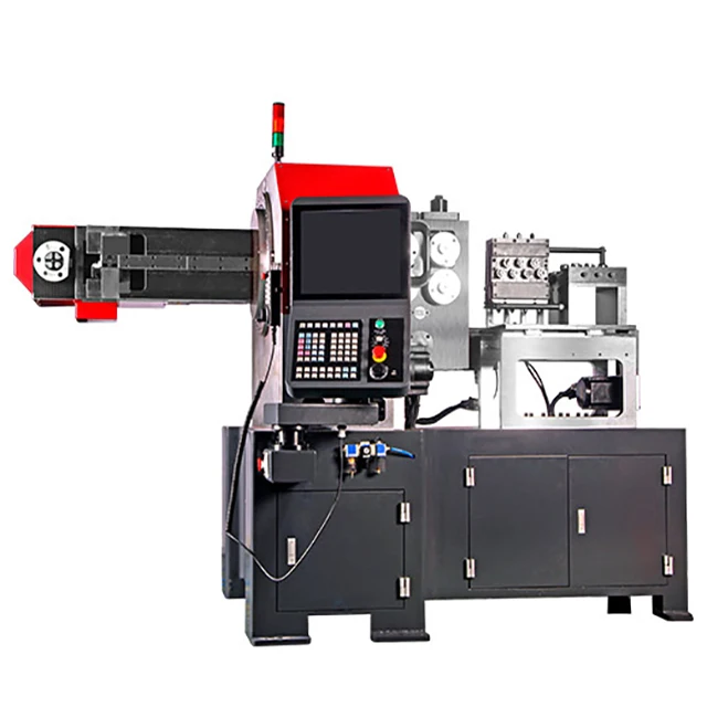 SPRING SPACER GUIDE MAKING 3D CNC WIRE BENDING MACHINE AUTOMATIC WB- 3D408R