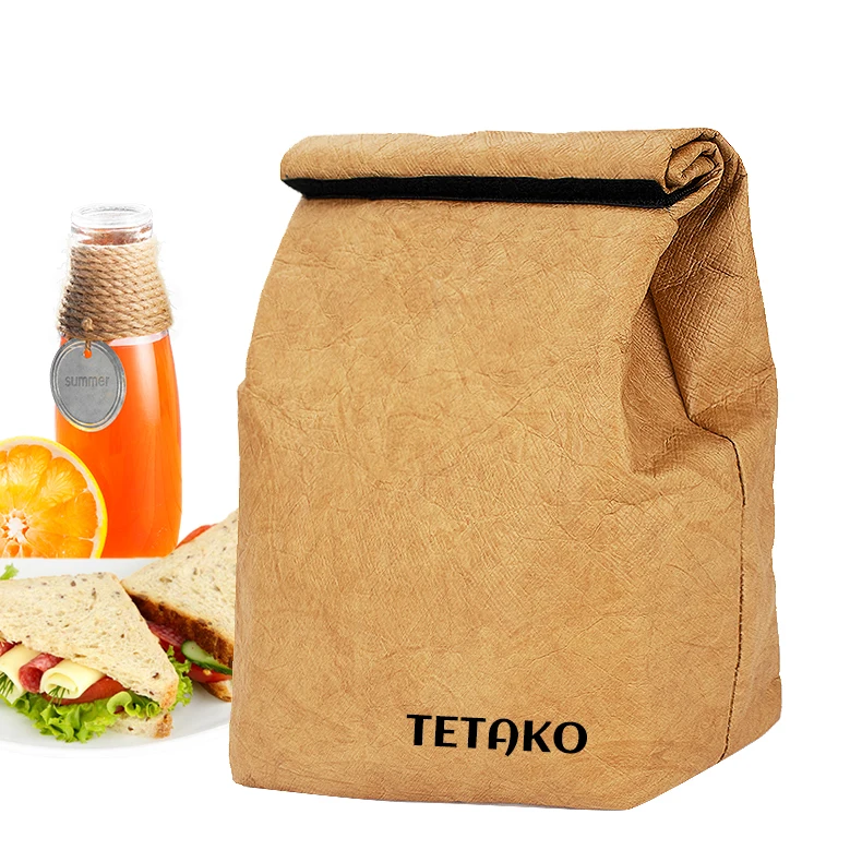 Waterproof Thermal Cooler Dupont Paper Insulated Tyvek Lunch Bag