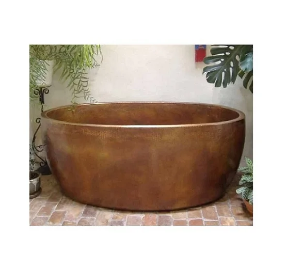 Copper Bath Tub Round