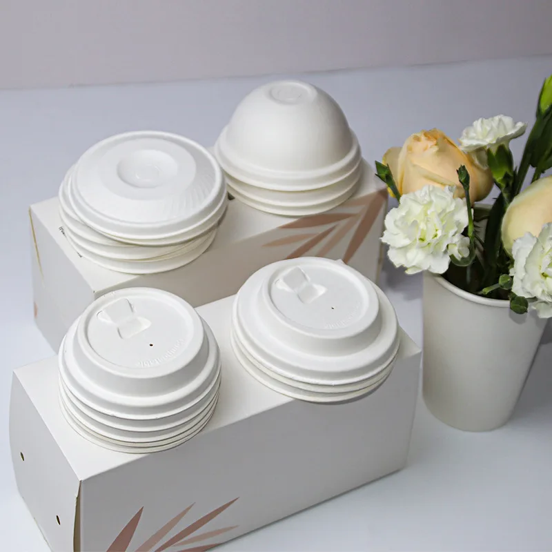 Cardboard 16oz Eco 6oz Lid For Biodegradable Paper Coffee Cup