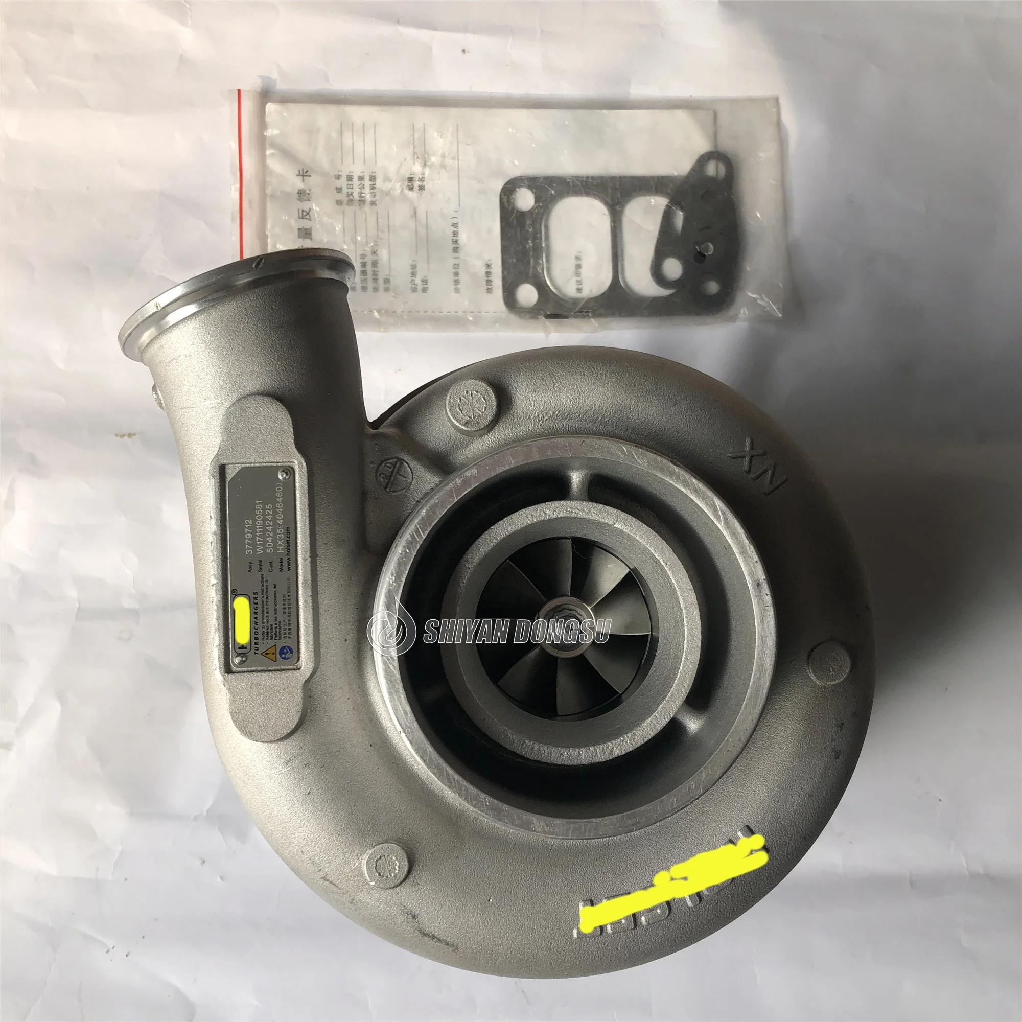 Original HX35 diesel engine turbocharger supercharger 3779712  