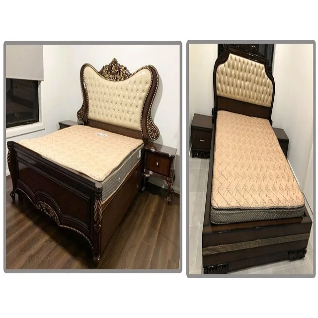 Pure Teak Wood Stylish King Size Bed King Size Wooden Bed With Brown Polish French Style Bedroom Furniture Wooden Bed Buy Home Furniture King Size Teak Wood Bed Set Teak Wood Double Bed Product