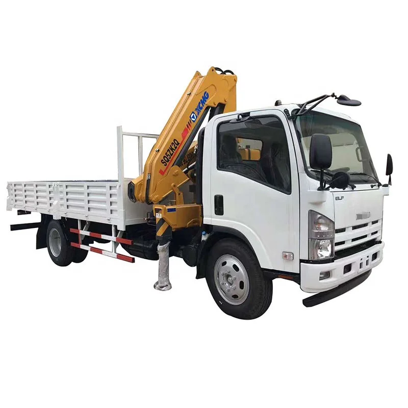 ISUZ-U 4x2 5 Ton Small Crane 8Ton Truck XCM-G Mobile Crane Tadano Hydraulic Cylinder New Condition 15 Ton Rated Construction