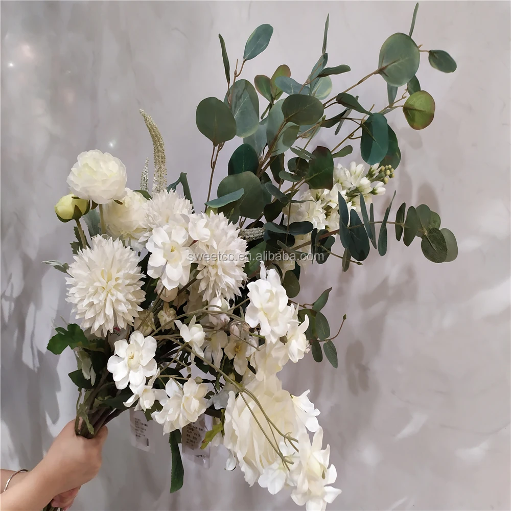 Hot Sell High Quality Artificial Single Flower For Wedding Decoration White Color Series Buy Artificial Flowers For Sale Artificial Flower For Wedding High Quality White Color Artificial Flower Product On Alibaba Com