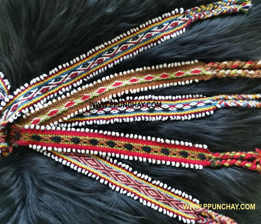 
 Браслет с бисером дружбы, этнический Cusco Ppunchay, Перу, красивые цвета  