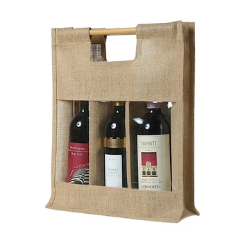 Jute Wine Bottle Bag Manufacturer - 003 