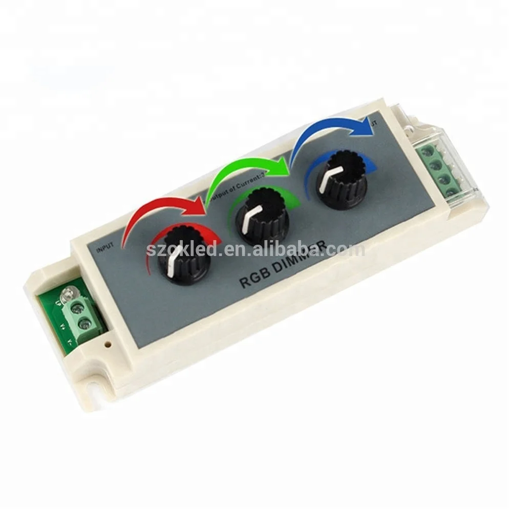 Gradateur LED Rotatif Encastré – 2A, 150-300W, IP67, Murale, Blanc Laiteux