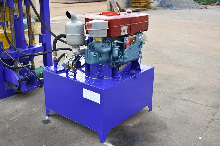 Дизельный блок делая машину QT4-40 гидравлический дизельный станок для изготовления строительных блоков дизельный силовой блок изготовляющая машина