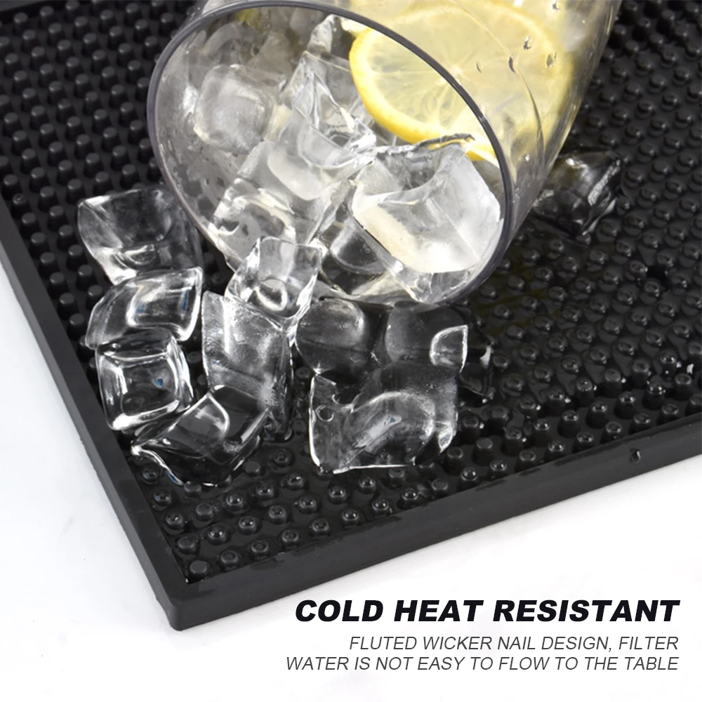 Custom Logo Anti-slip bar Mat Rubber bar Mat Beer Silicone bar Mat