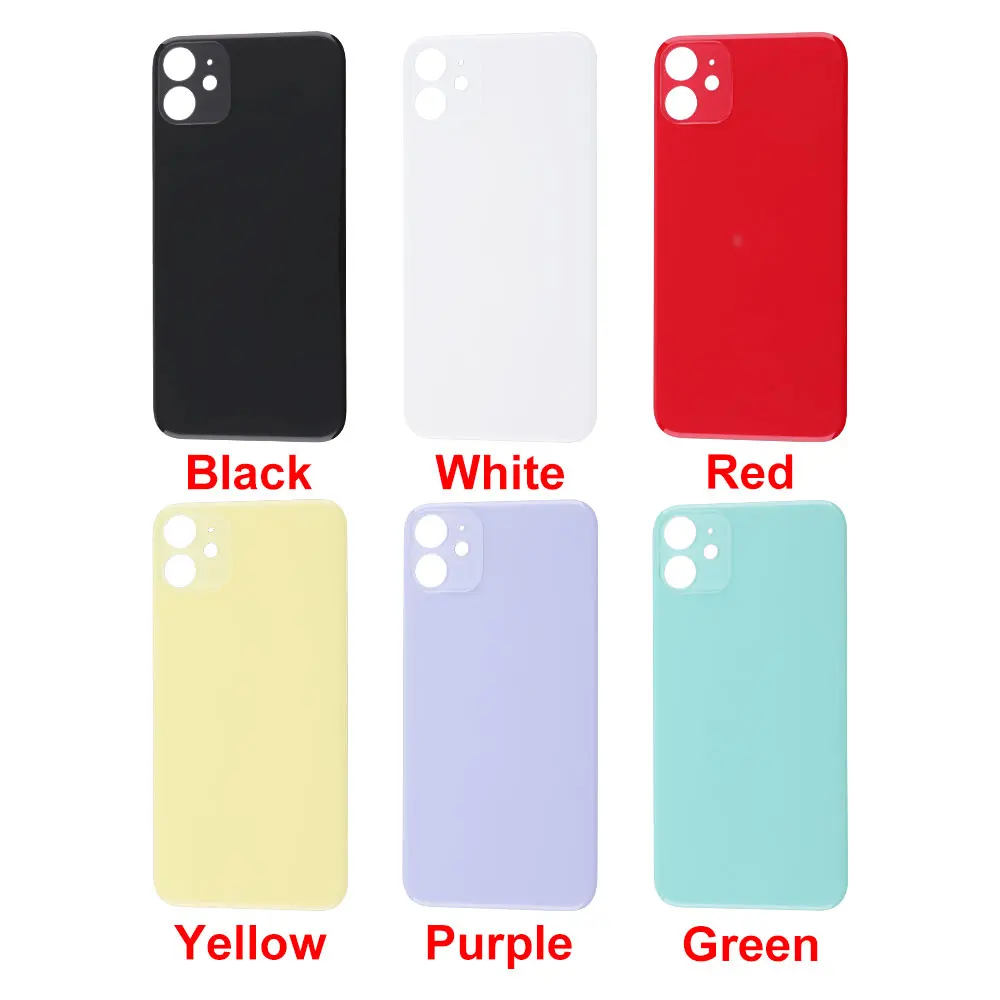 Vitre Arrière Pour IPhone 14 Pro Max Violette Avec Gros Trou - GLOBASTOCK, Adhésif Inclus, Neuf