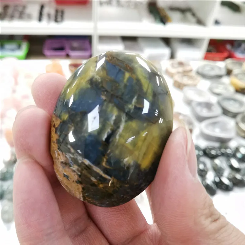 High Quality Natural Pietersite Tumbled Stone Crystal Wholesale Palm Pietersite Craft Other Crystal Crafts