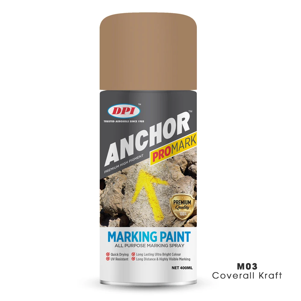 Coverall Kraft Marking Paint High Quality Liquid Coating Dpi Anchor From Malaysia Buy Mark Survey Paint Road Marking Paint Price Line Marking Spray Paint Product On Alibaba Com