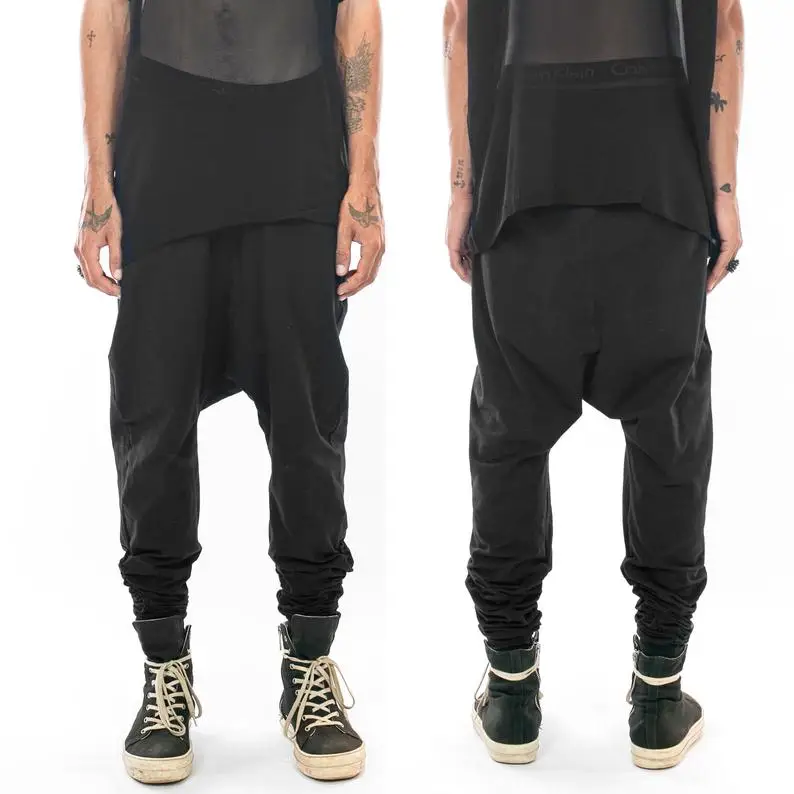 Stylish Men's Custom Drop Crotch Sweat 