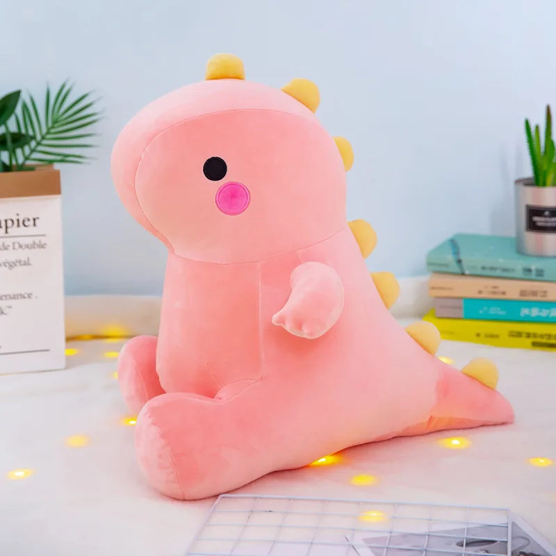 plush pink dinosaur