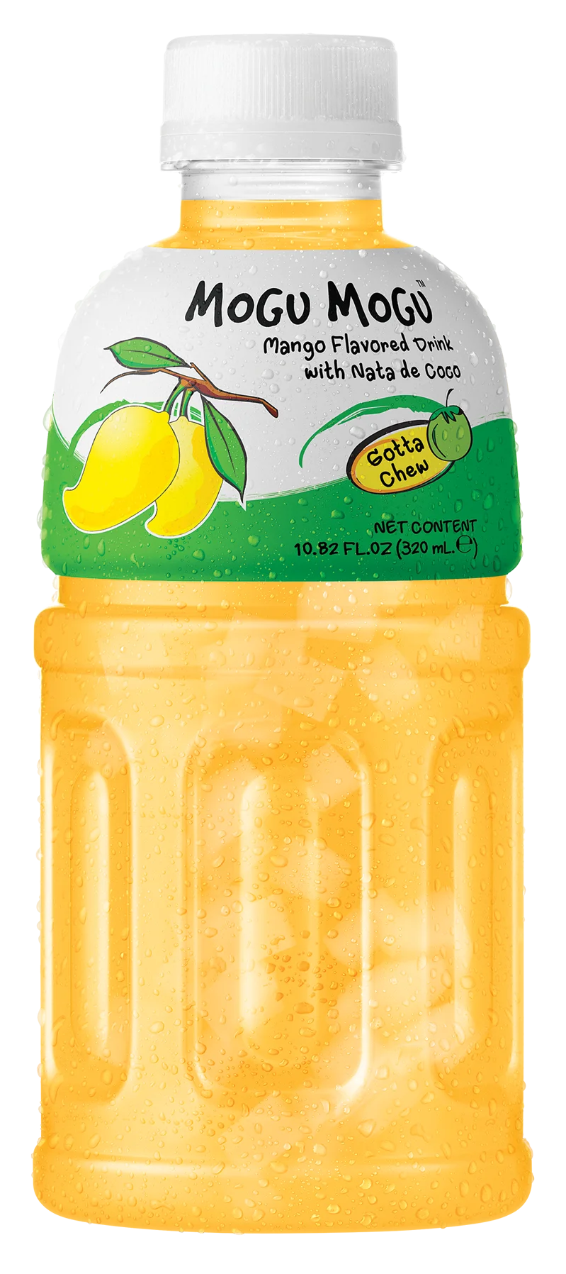Concentrate Fresh Juice Fruit Energy Glucose Colored Mogu Mogu Mango Flavoured Drink with Nata de Coco