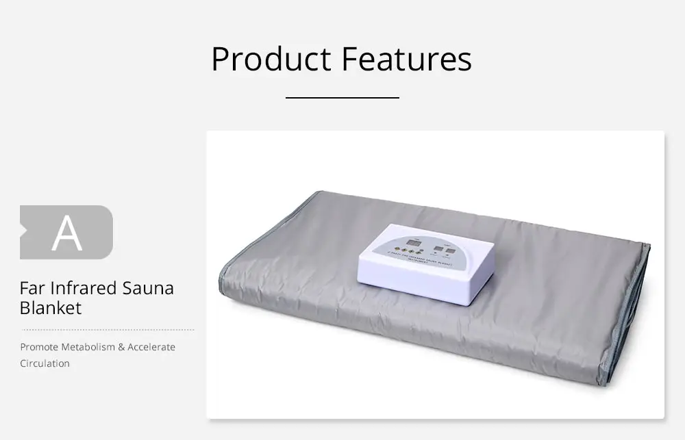 Professional Hot Blanket Slimming Machine Lymph Drainage Sauna Suit For