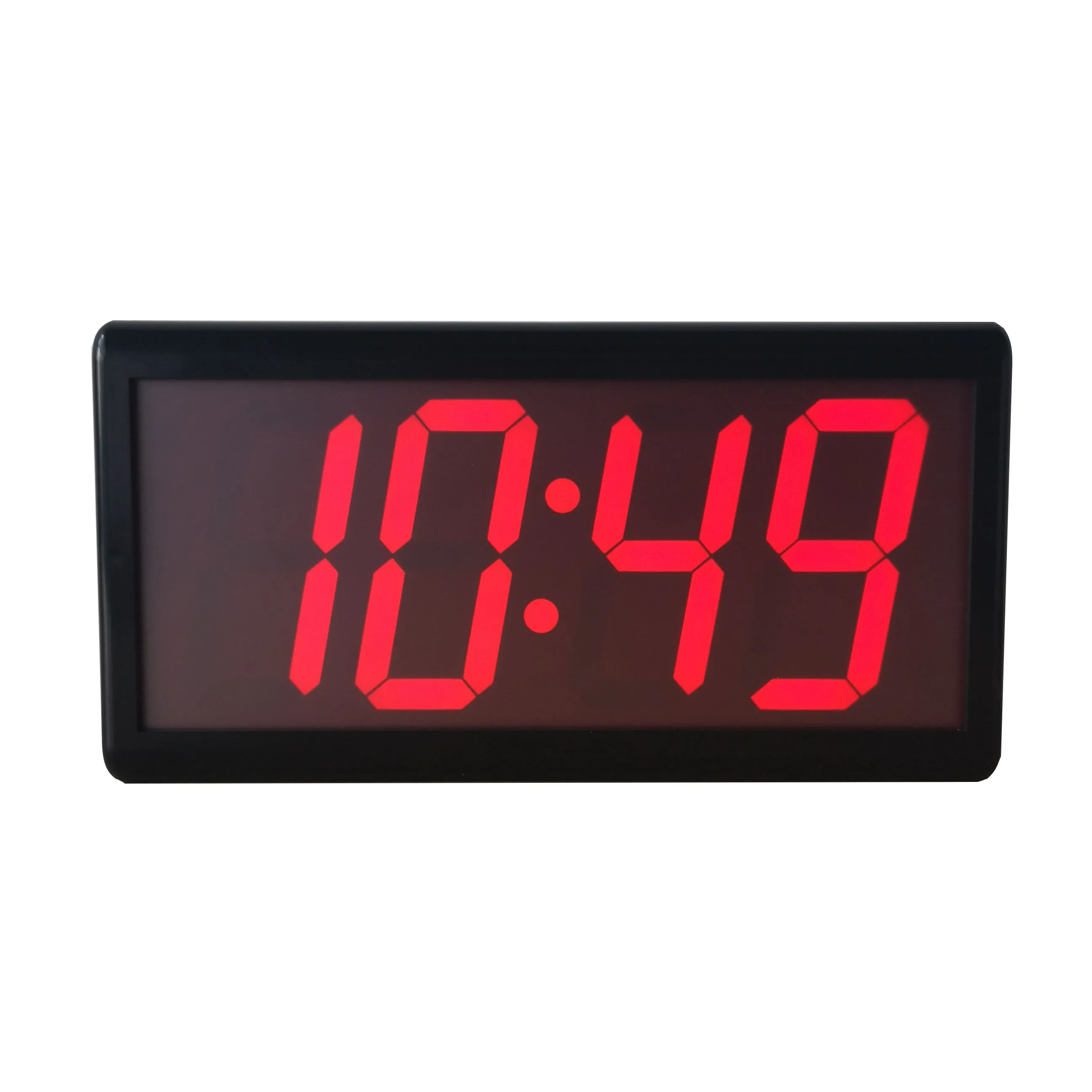 4 " 4 Digit Ntp Synchronized Ip Poe Wall Clock For Classroom,Red Leds