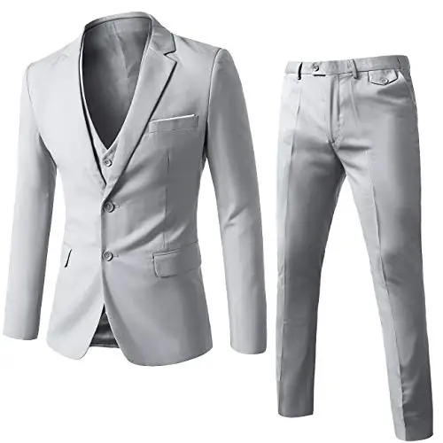 Quality Slim-Fit Custom Blazer Set Single Buckle Fashion Wedding Groom Men's Formal Suit From Bangladesh