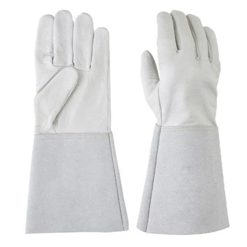 white welding gloves