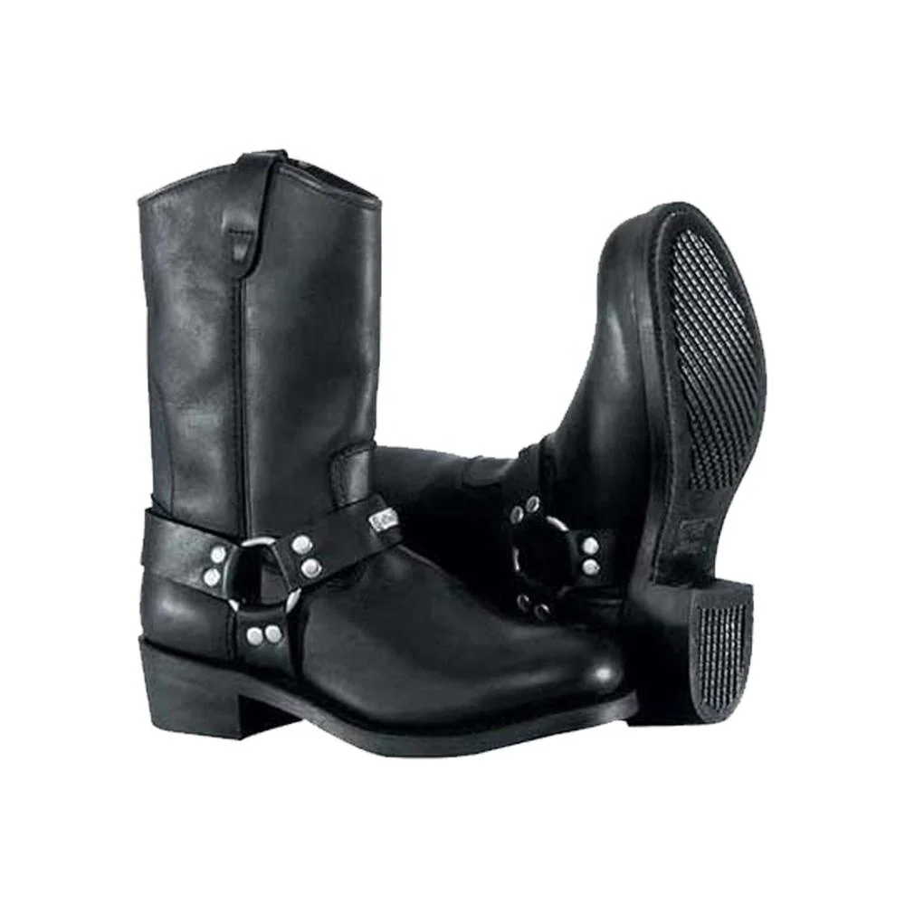 Fashiondesigns Motorbike Leatherboots Women Rubberrain Motorcycle