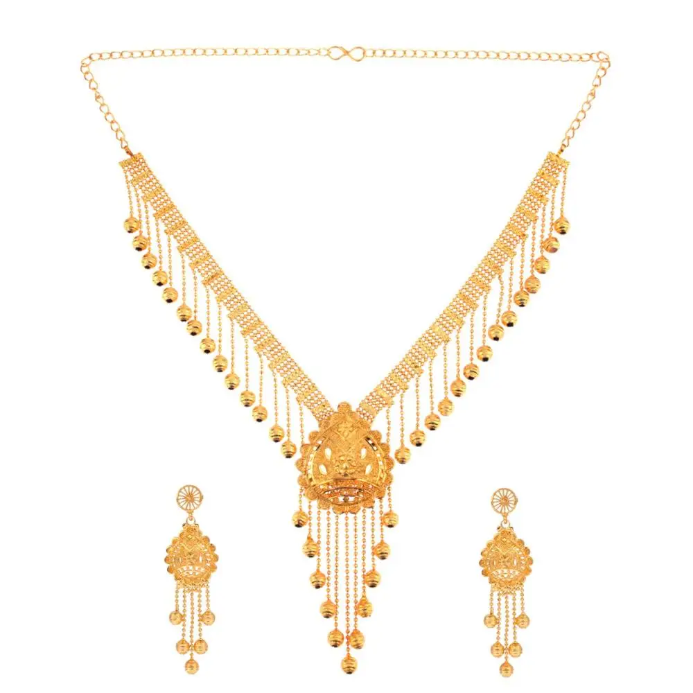 Indian Bollywood Jewelry Bridal Asian Wedding Gold Plated Fashion Necklace Set k 