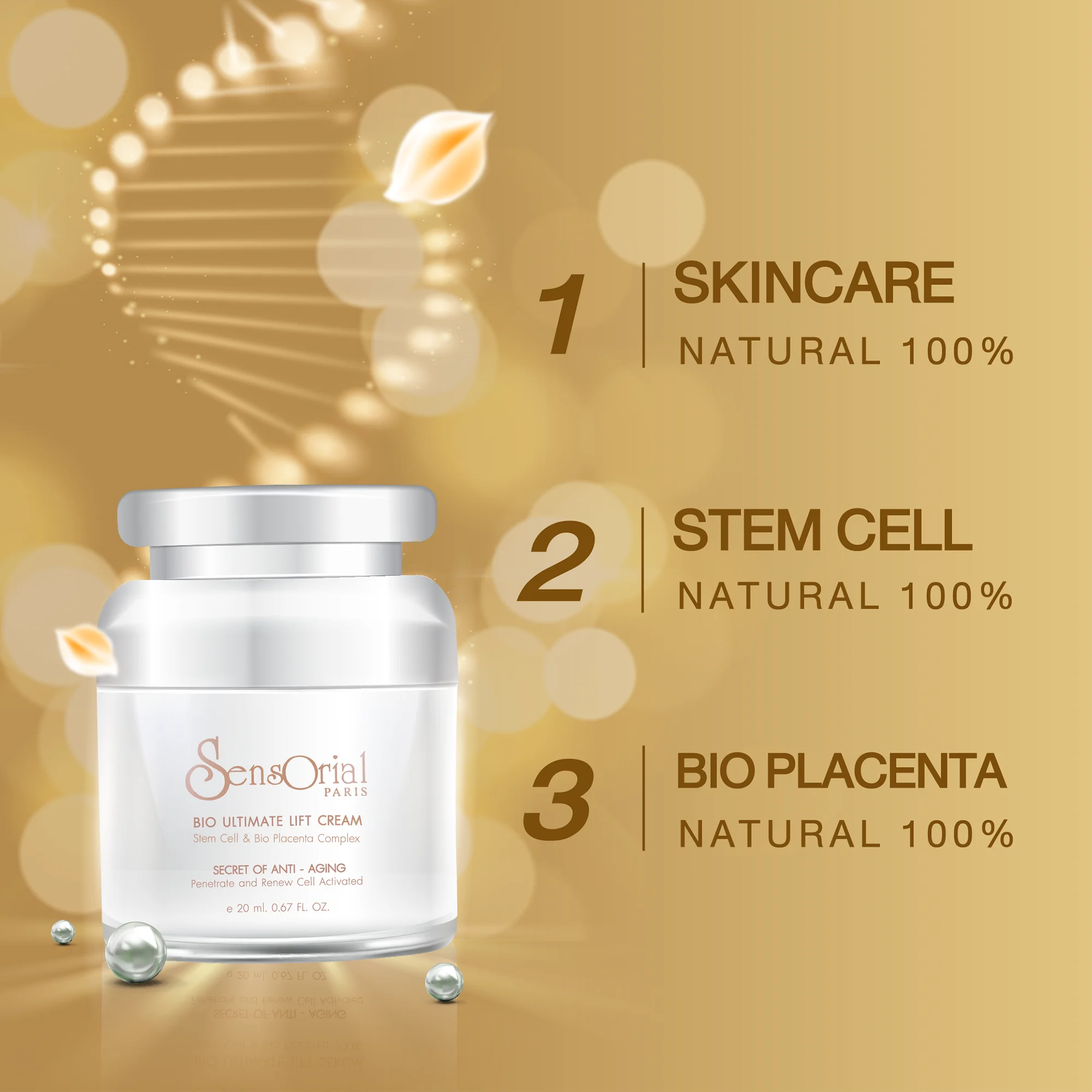 Ultimate Lift Anti-Aging Cream with Bio-Stem Cell Placenta 