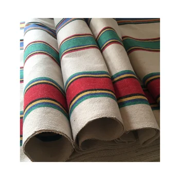 Top Quality Customized Colour & Design Yarn Dyed Cotton Stripe Canvas Fabric for Tents Umbrella Canopy Bags Water Resistant