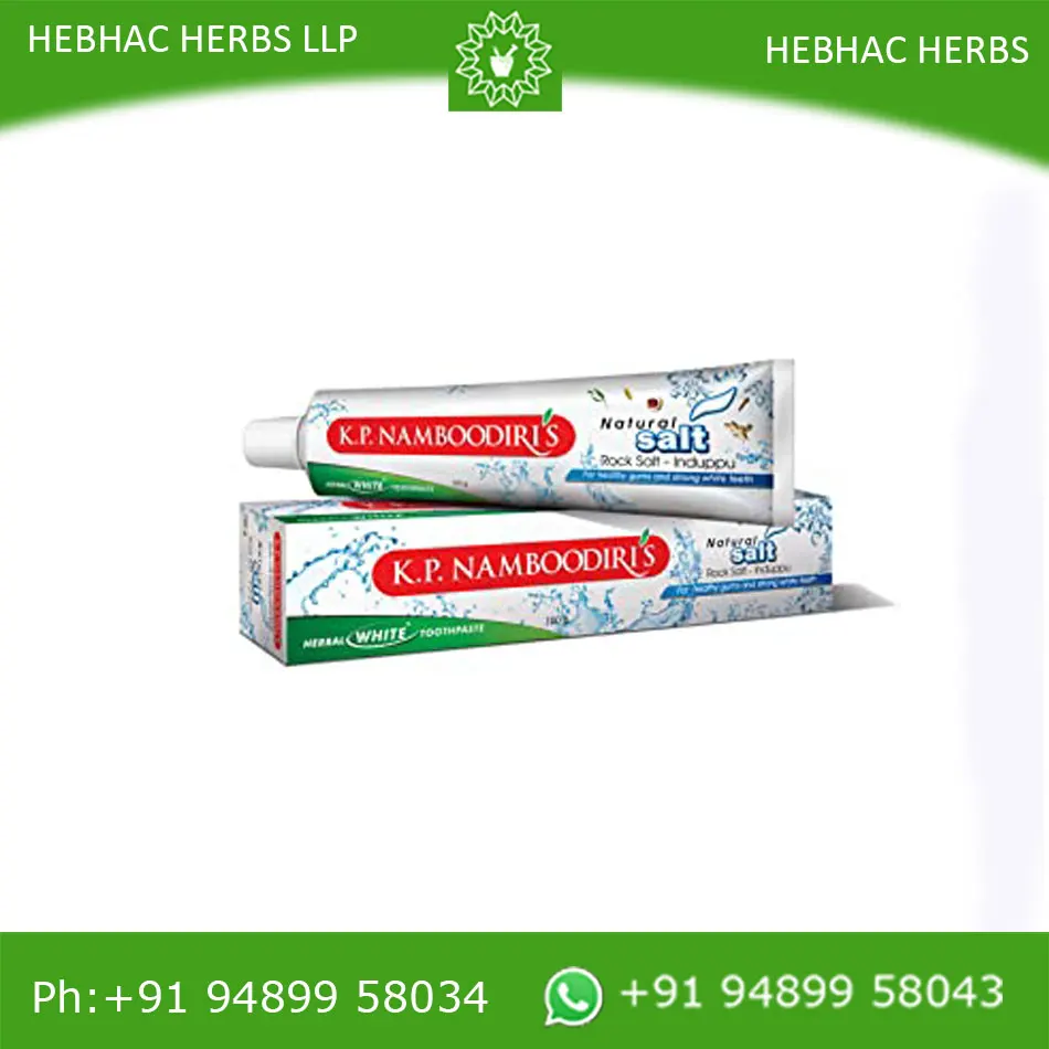 Травяная гелевая зубная паста K P Namboodiri поставщик для дома и отеля обеспечения крепких зубов в Индии