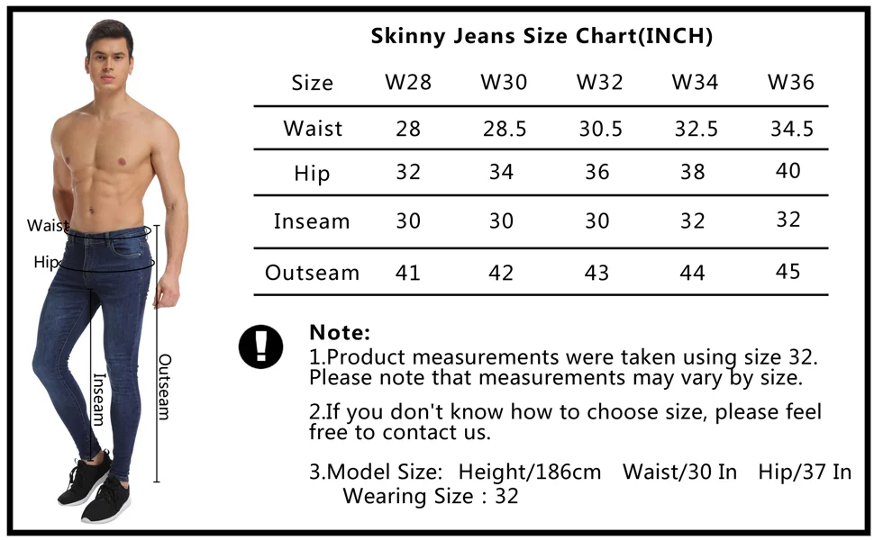 Men's Designer Cuffed Jogger Jeans 