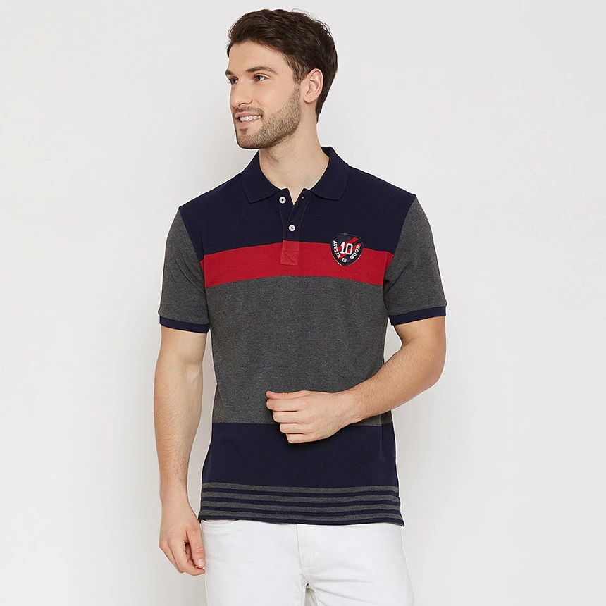 multi colored polo shirts