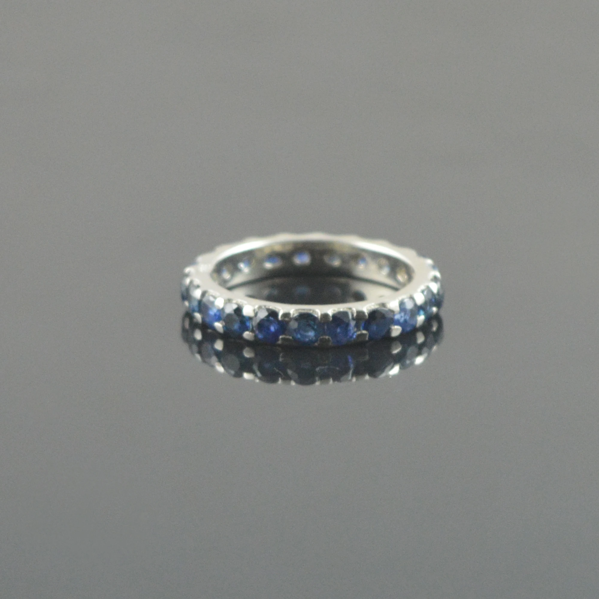 Natural Blue Sapphire Ring-Men/'s Ring-Blue Gemstone Ring-Gift For Him-925 Sterling Silver Ring-September Birthstone Ring-Handmade Ring
